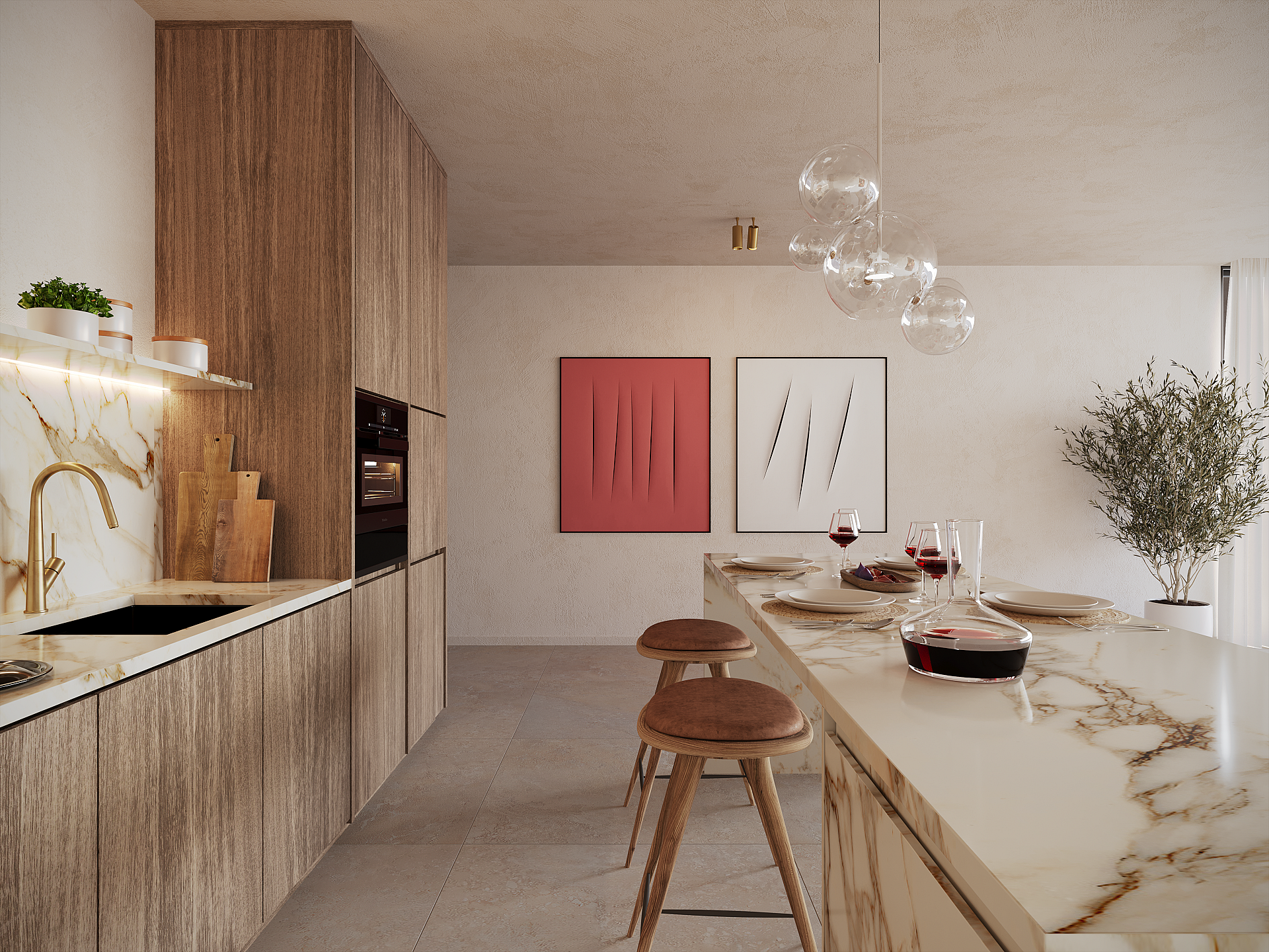 ICONIC - Luxury new development with panoramic sea views in Adeje in Medvilla Spanje