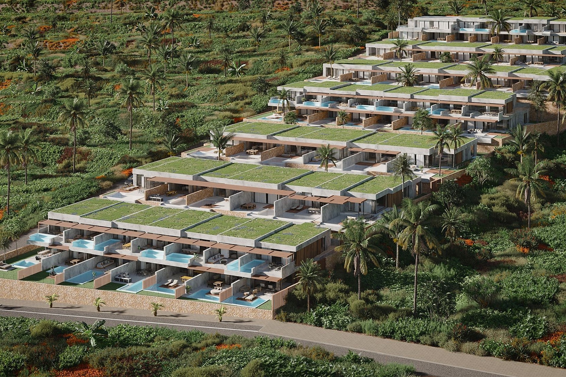 ICONIC - Luxury new development with panoramic sea views in Adeje in Medvilla Spanje