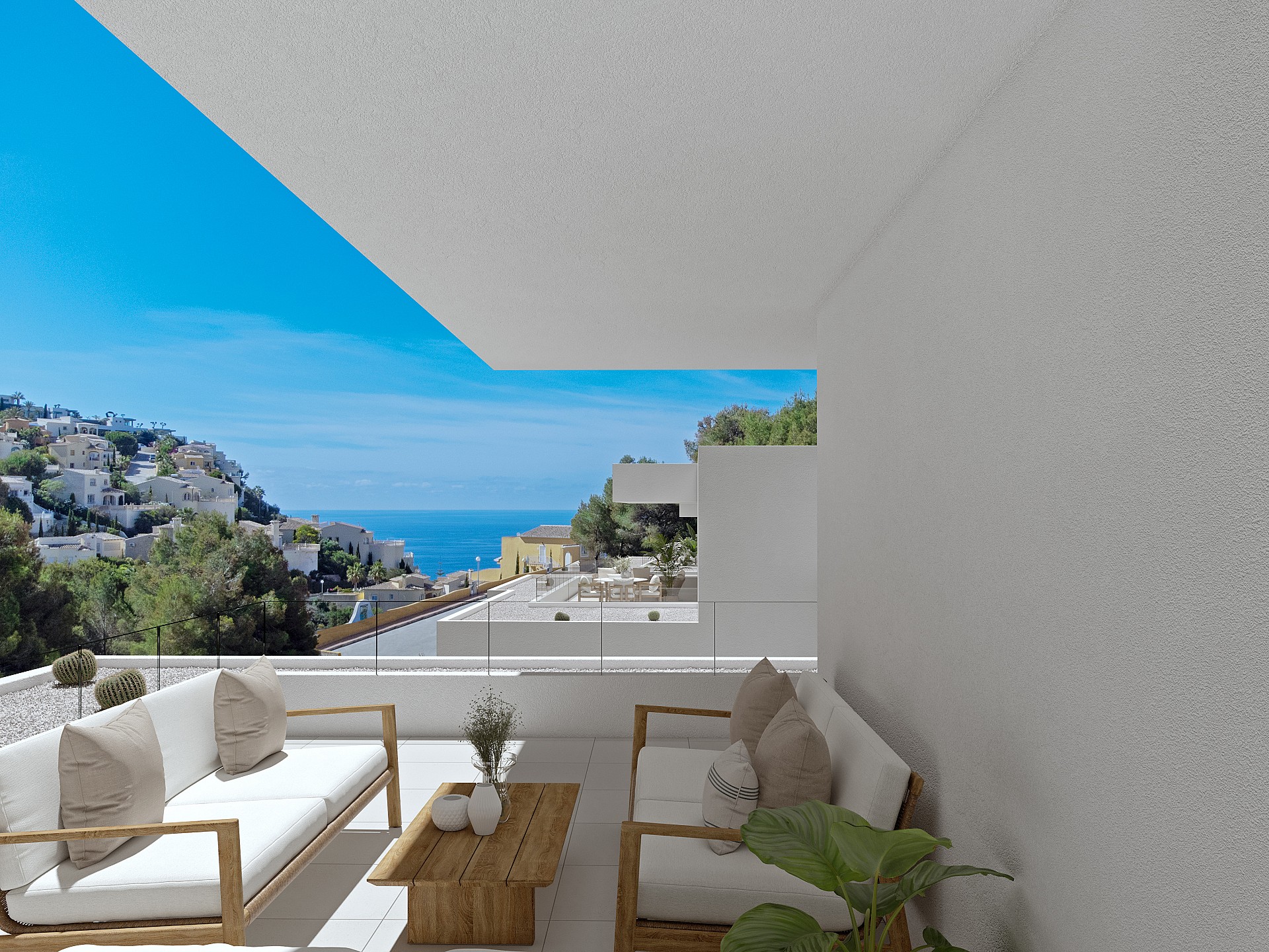 3 bedroom Apartments - solarium in Benitachell - Cumbre del Sol in Medvilla Spanje