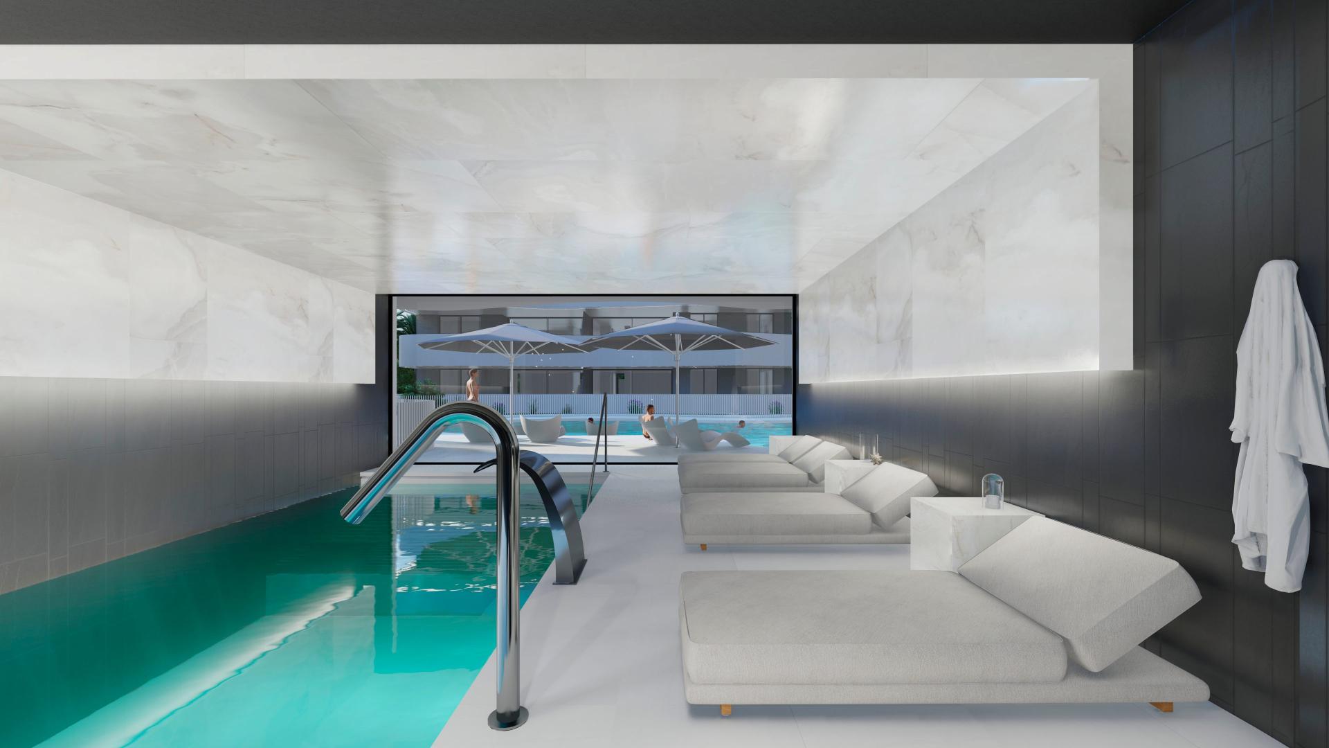 2 bedroom Apartments - solarium in El Raso in Medvilla Spanje