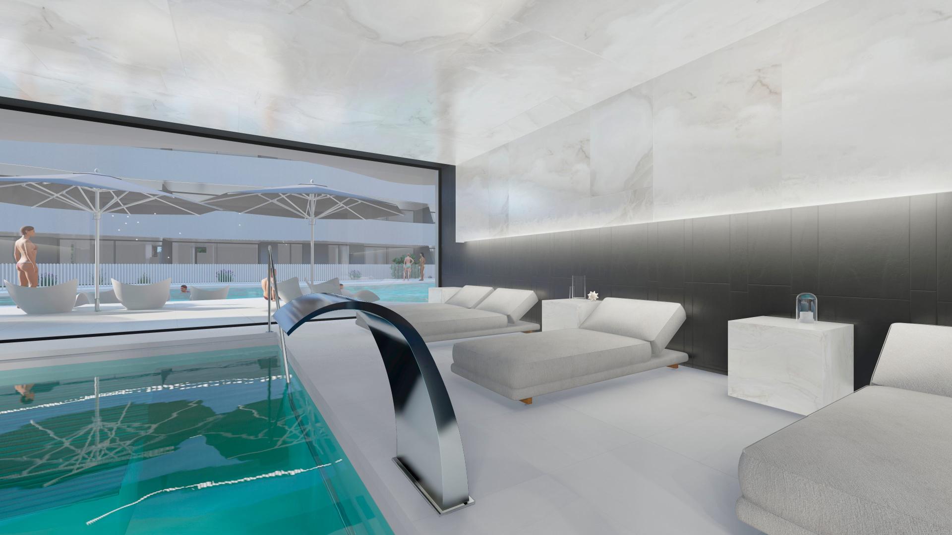 2 bedroom Apartments - solarium in El Raso in Medvilla Spanje