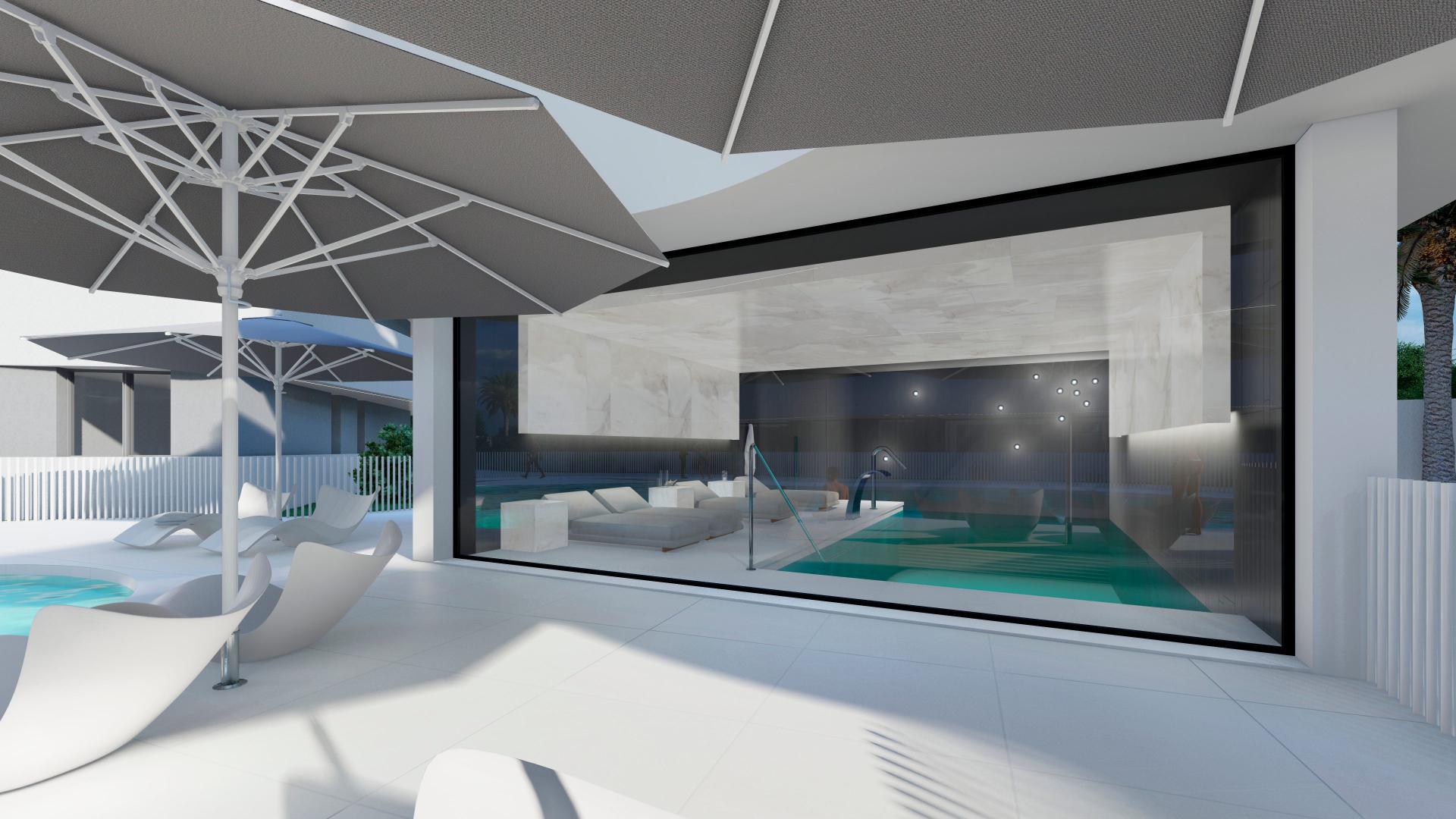 2 bedroom Apartments - solarium in El Raso in Medvilla Spanje