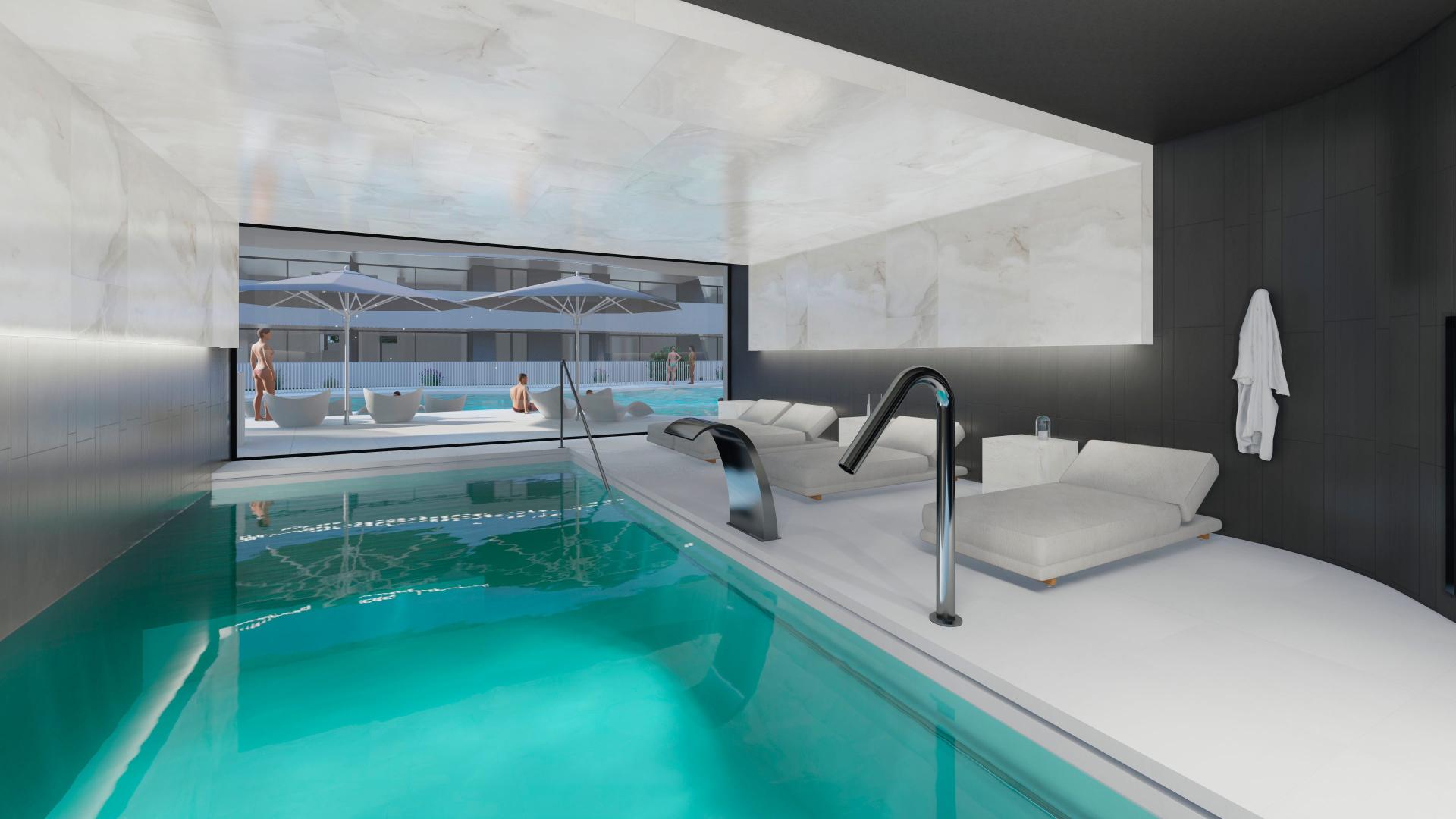 2 bedroom Apartments - solarium in El Raso in Medvilla Spanje