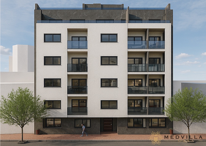 2 bedroom Apartment with terrace in Torrevieja in Medvilla Spanje