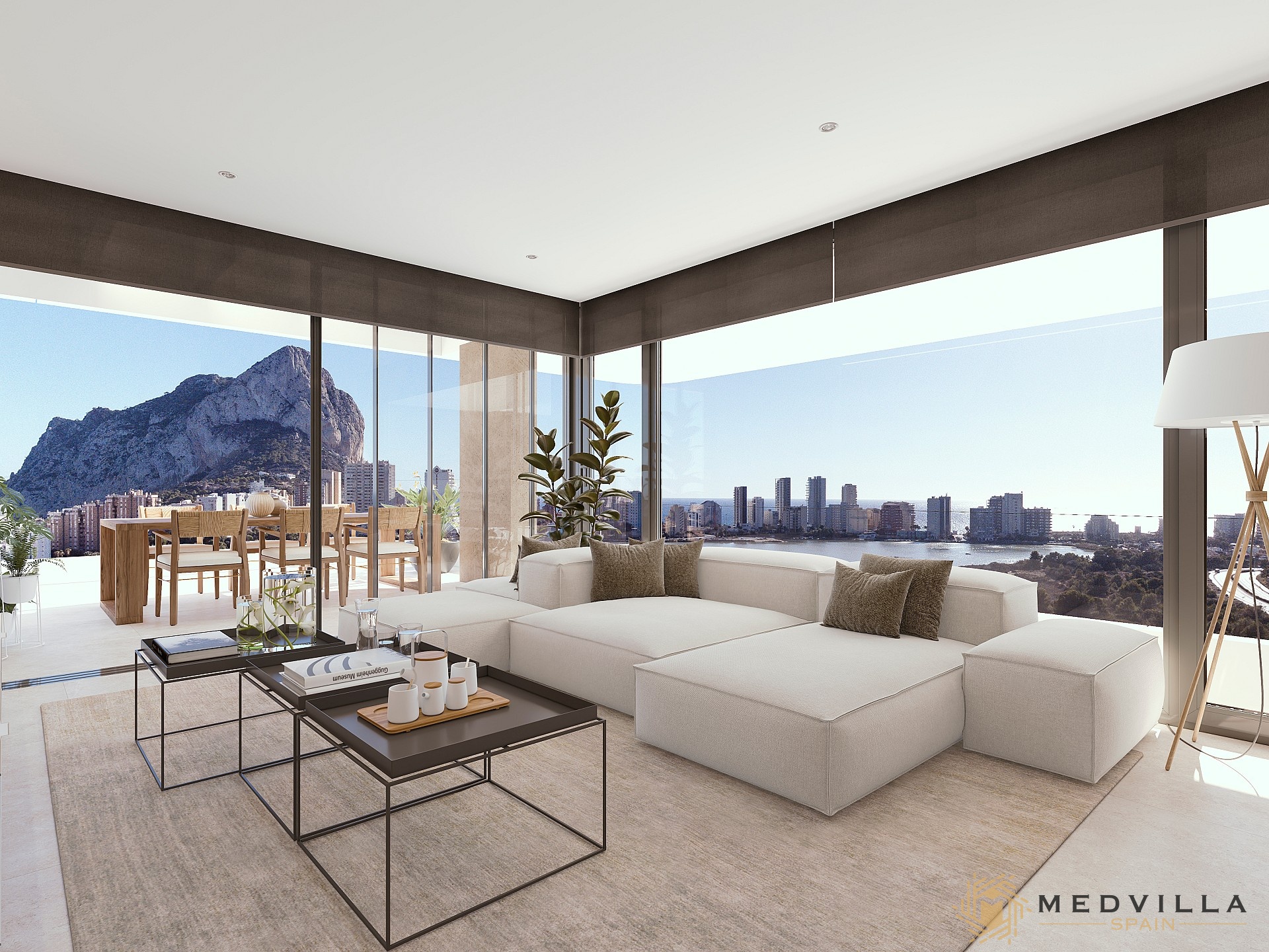 2 bedroom Apartment with terrace in Calpe in Medvilla Spanje