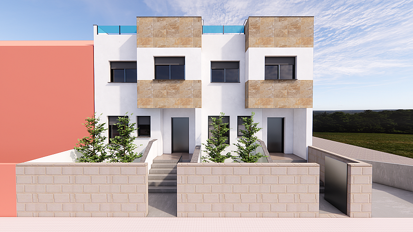 3 bedroom Terraced villa in Bigastro in Medvilla Spanje