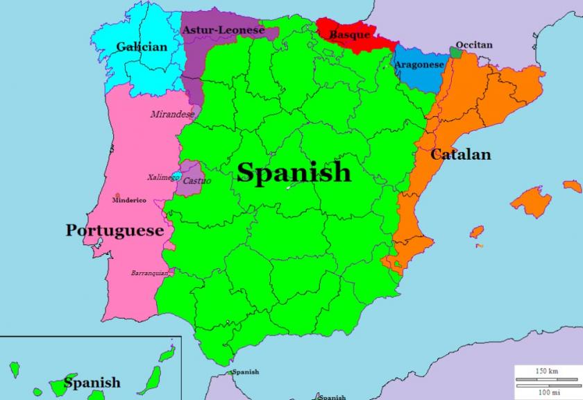 Did you know that Spain has no fewer than five official languages? in Medvilla Spanje