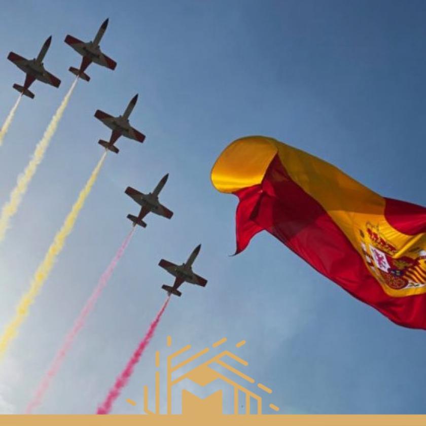 Celebrating National Day in Spain -  Spanish National Day in Medvilla Spanje