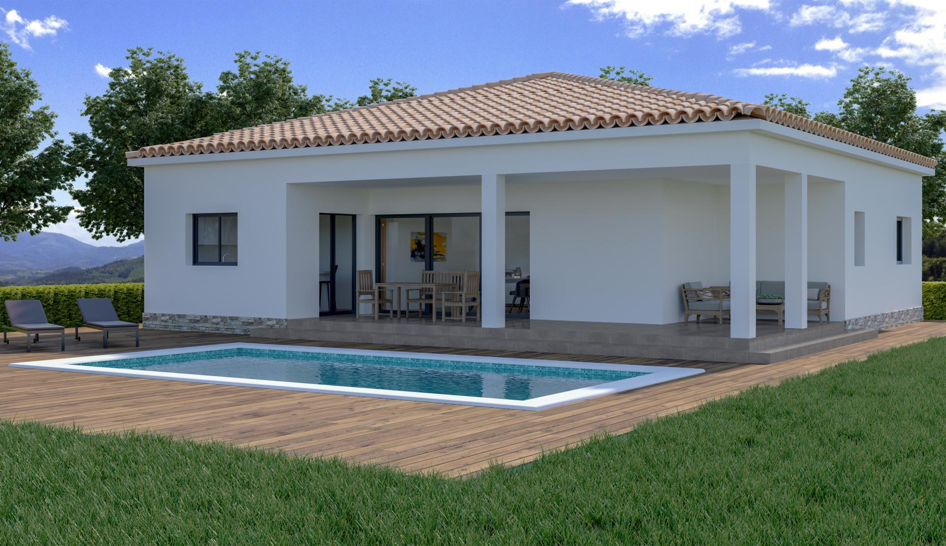 New Villa Off Plan for sale in Macisvenda, Murcia in Medvilla Spanje