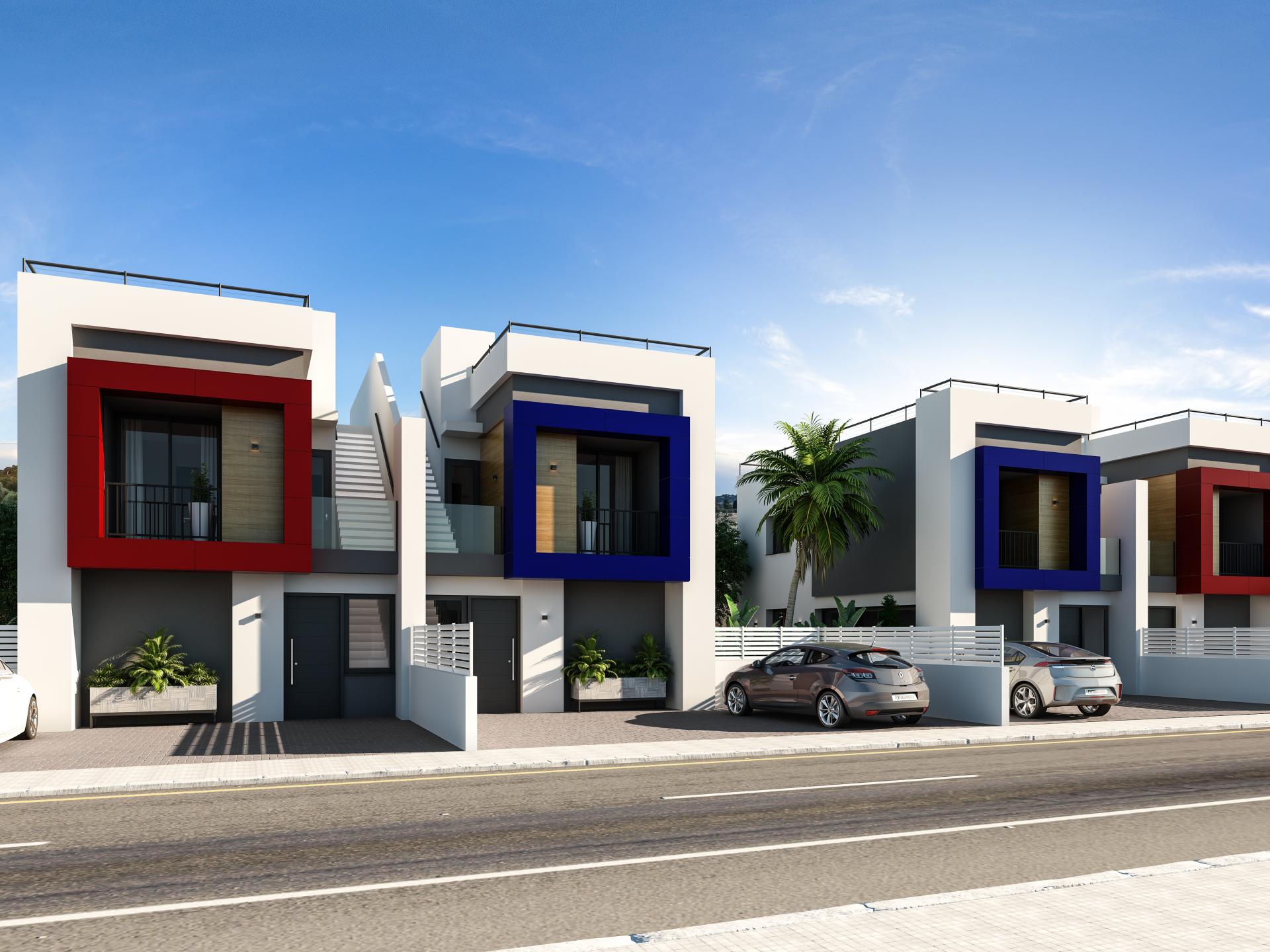 3 bedroom Townhouses in Denia - New construction in Medvilla Spanje