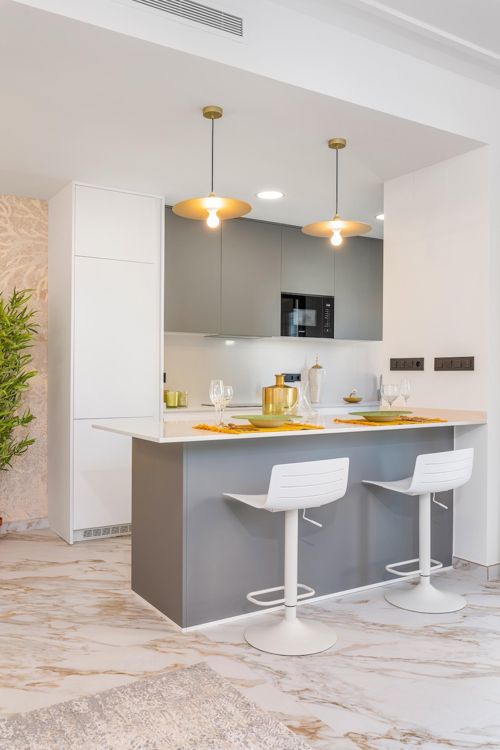 3 bedroom Apartments - solarium in Guardamar - New build in Medvilla Spanje