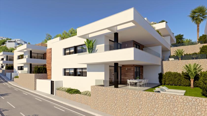 2 bedroom Apartment with terrace in Benitachell - Cumbre del Sol in Medvilla Spanje