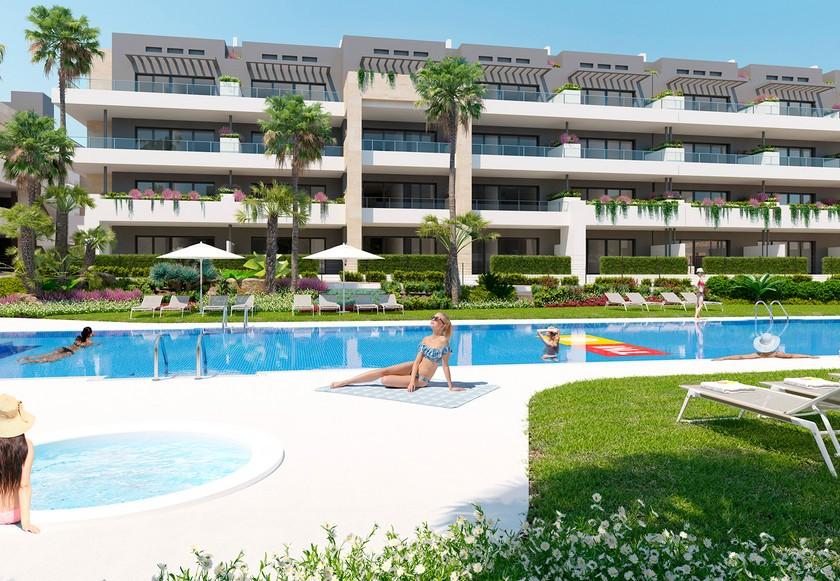 2 bedroom Apartments - solarium in Playa Flamenca - Orihuela Costa in Medvilla Spanje