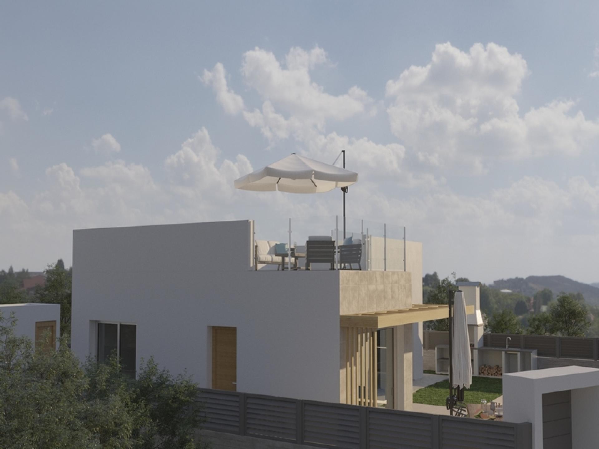 Newly built Villa with sea view in Polop de la Marina in Medvilla Spanje