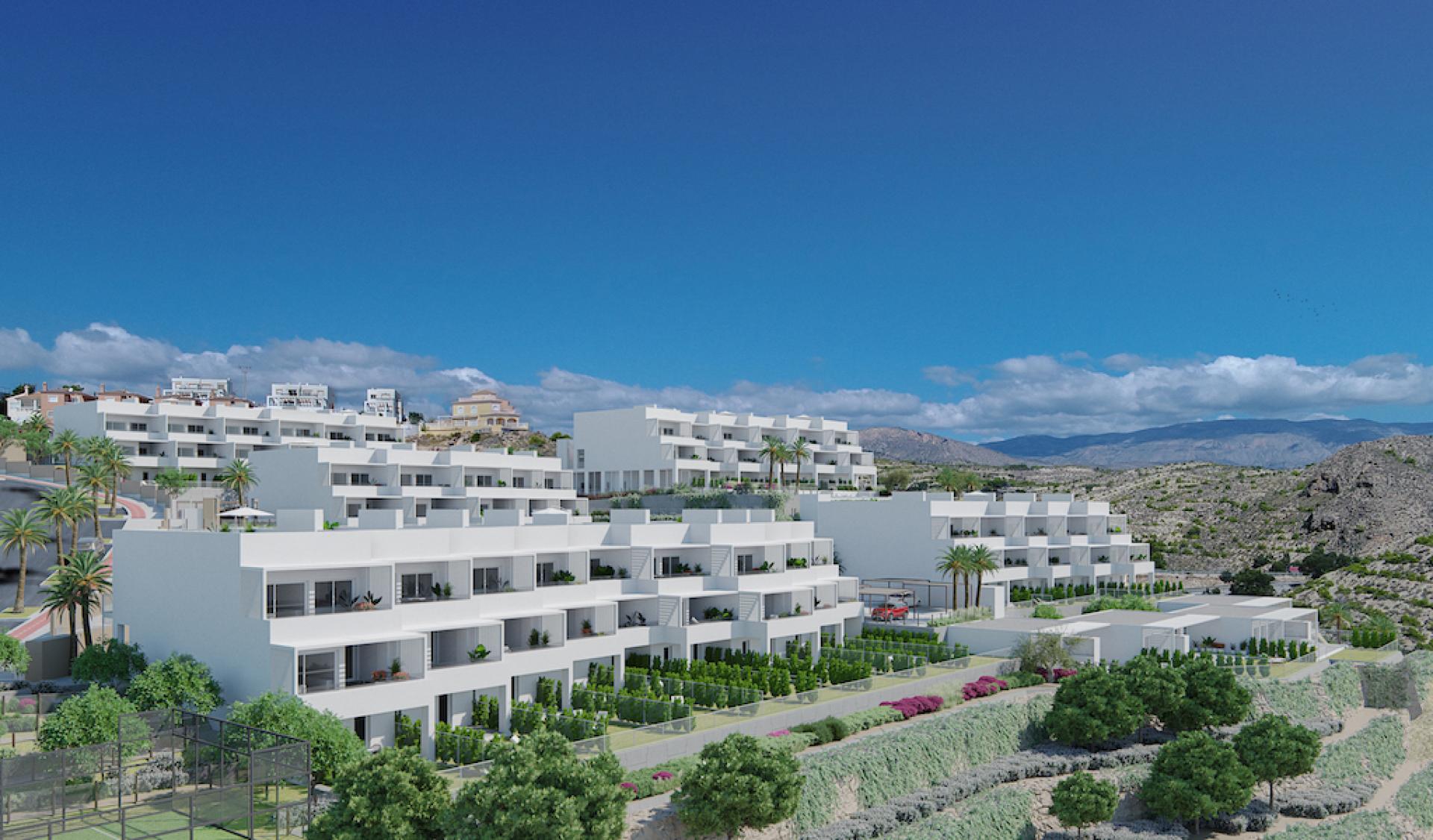 3 bedroom Apartment with garden in Villajoyosa - New build in Medvilla Spanje