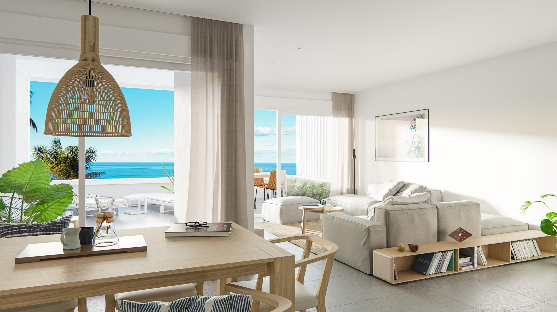 2 bedroom Apartments - solarium in Villajoyosa - New build in Medvilla Spanje