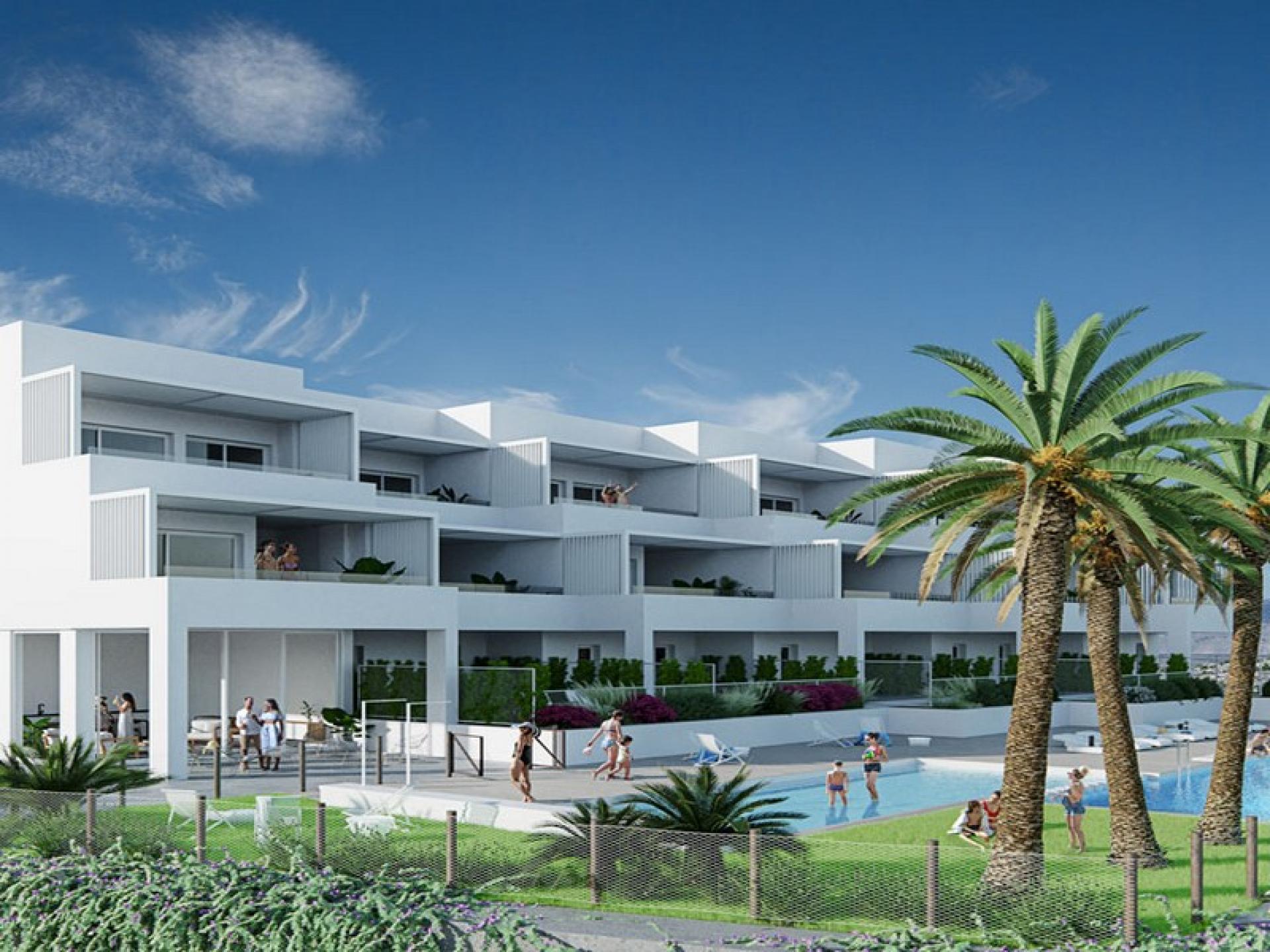 2 bedroom Apartments - solarium in Villajoyosa - New build in Medvilla Spanje