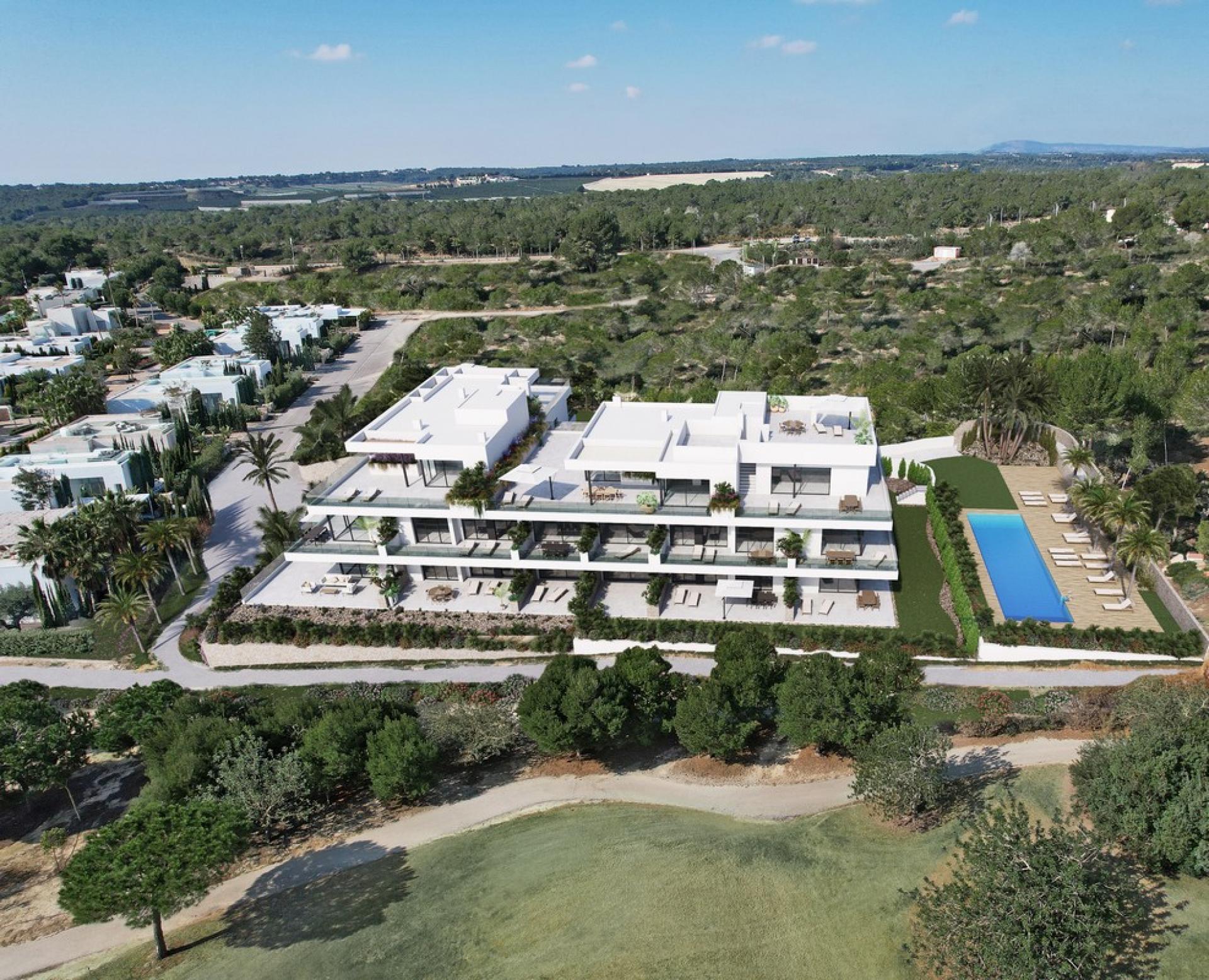 4 bedroom Apartments - solarium in Las Colinas Golf - New build in Medvilla Spanje