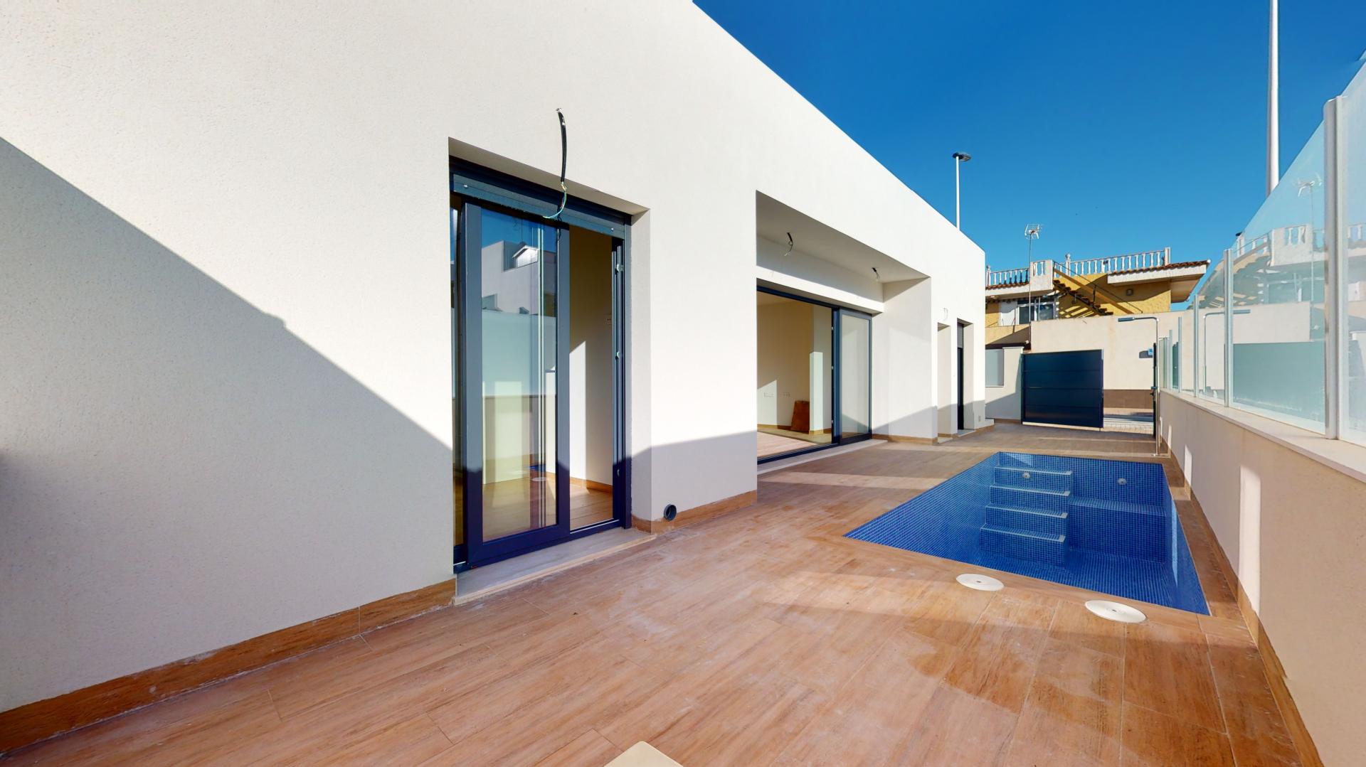 2 bedroom Townhouses in San Pedro Del Pinatar - New construction in Medvilla Spanje