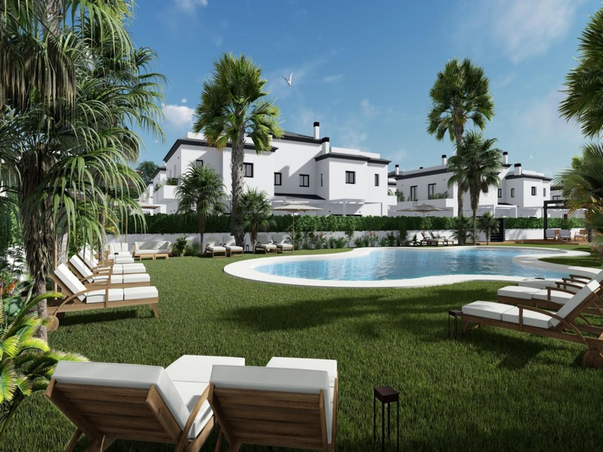3 bedroom Townhouses in Gran Alacant - New construction in Medvilla Spanje