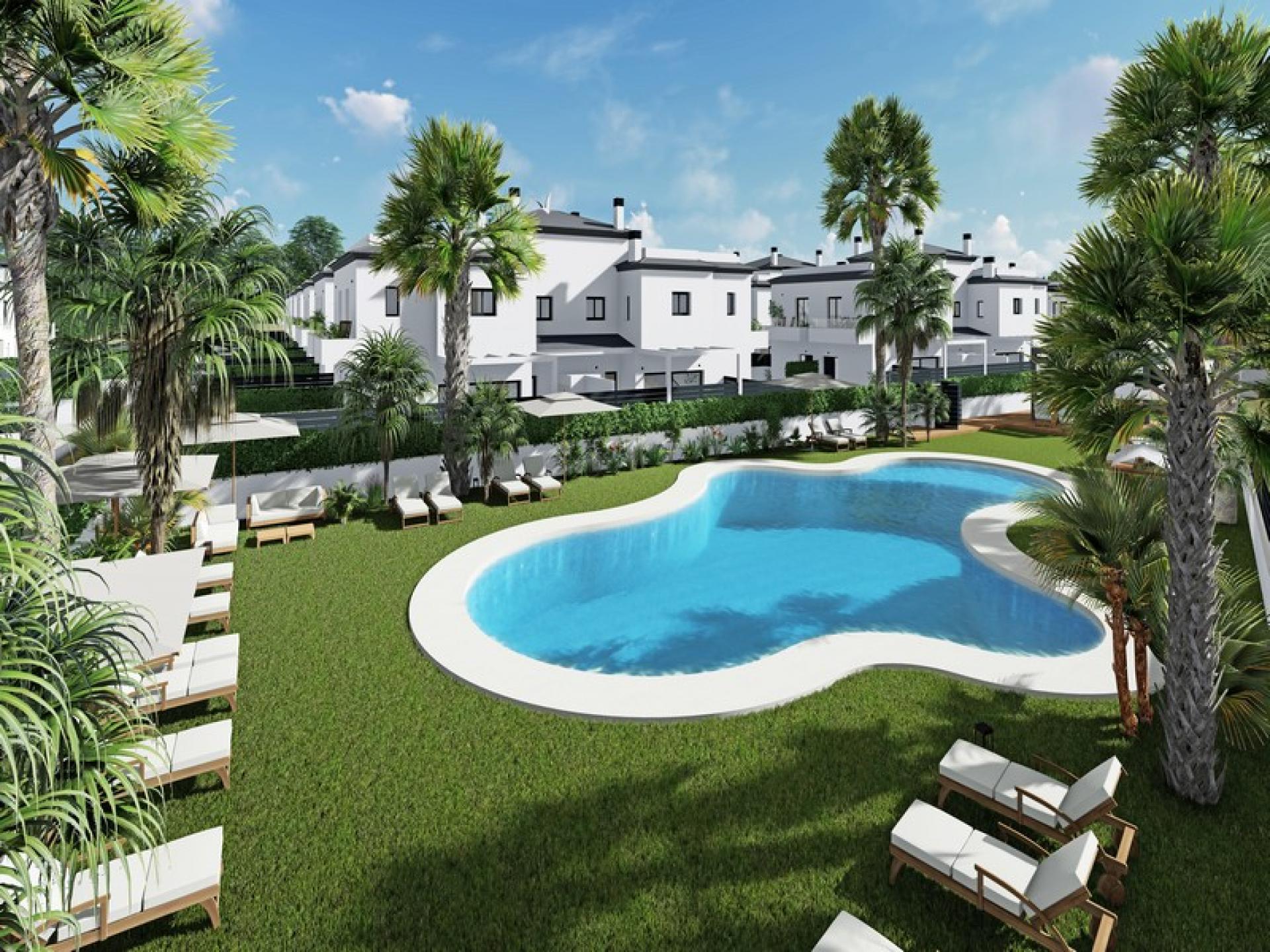 3 bedroom Townhouses in Gran Alacant - New construction in Medvilla Spanje