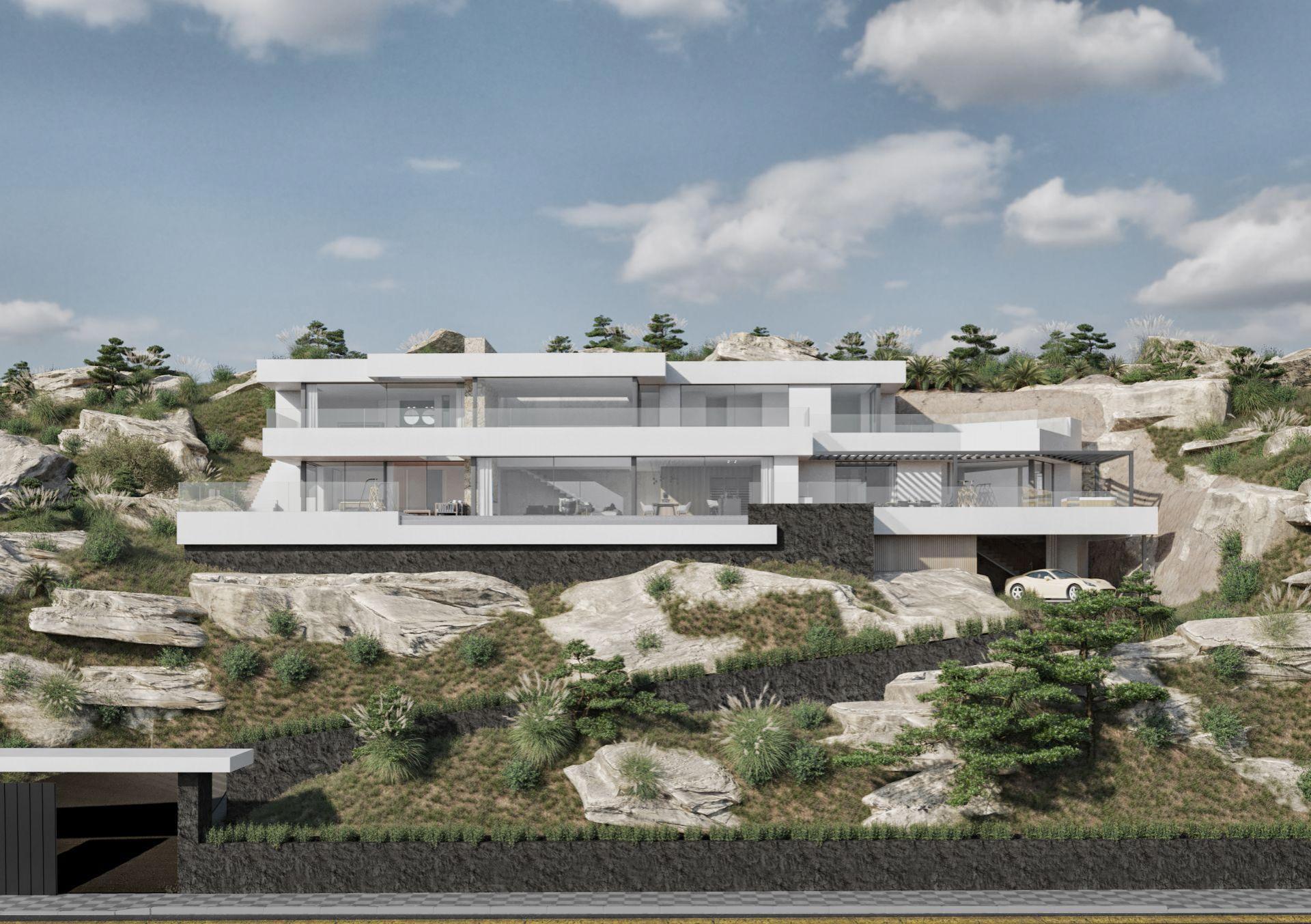 Villa with stunning sea views in Altea Hills in Medvilla Spanje
