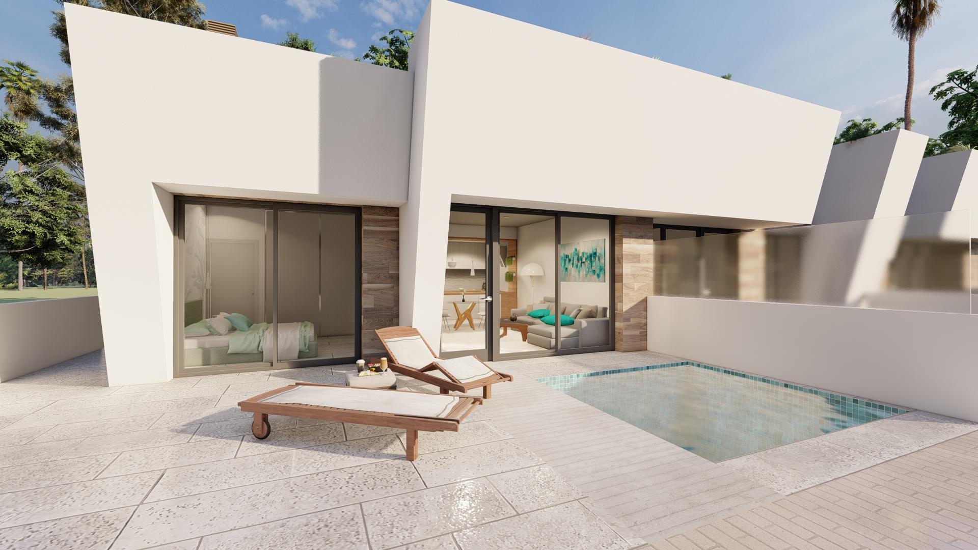 2 bedroom Townhouses in Torre Pacheco - New construction in Medvilla Spanje