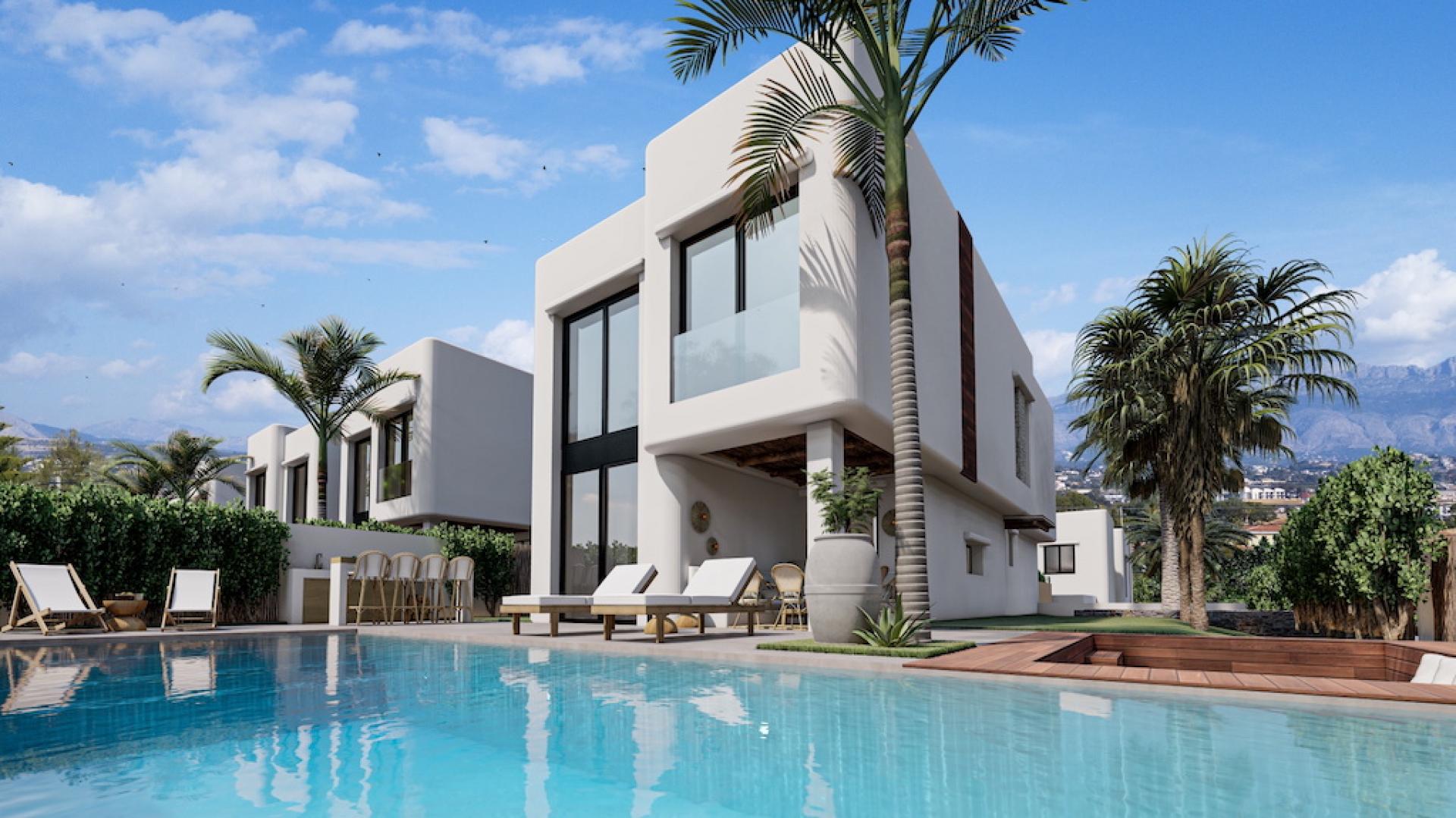4 bedroom Villa in Albir - New build in Medvilla Spanje