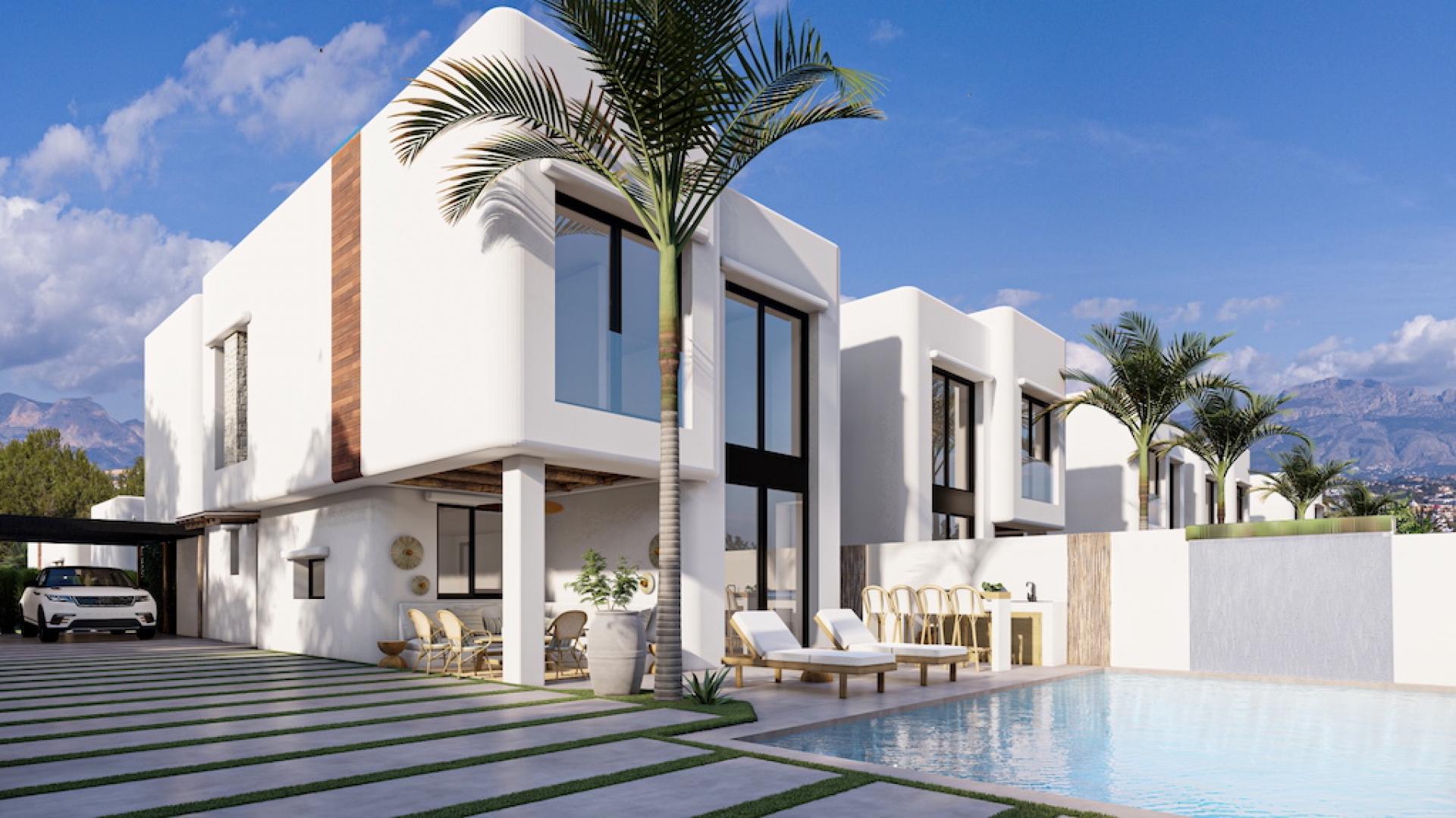4 bedroom Villa in Albir - New build in Medvilla Spanje