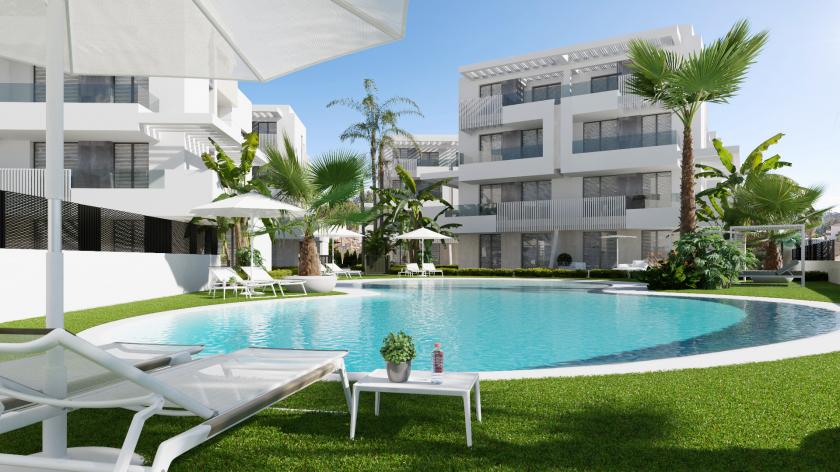 3 bedroom Apartment with garden in Santa Rosalía Resort in Medvilla Spanje