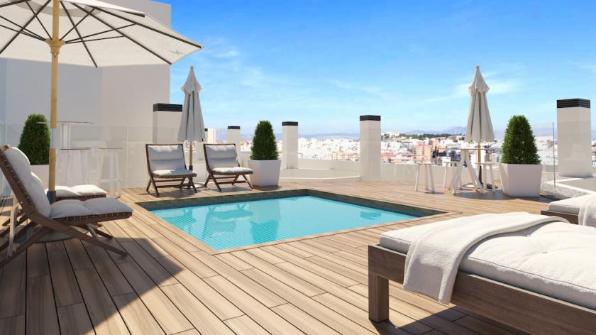 3 bedroom Apartment with terrace in Alicante in Medvilla Spanje