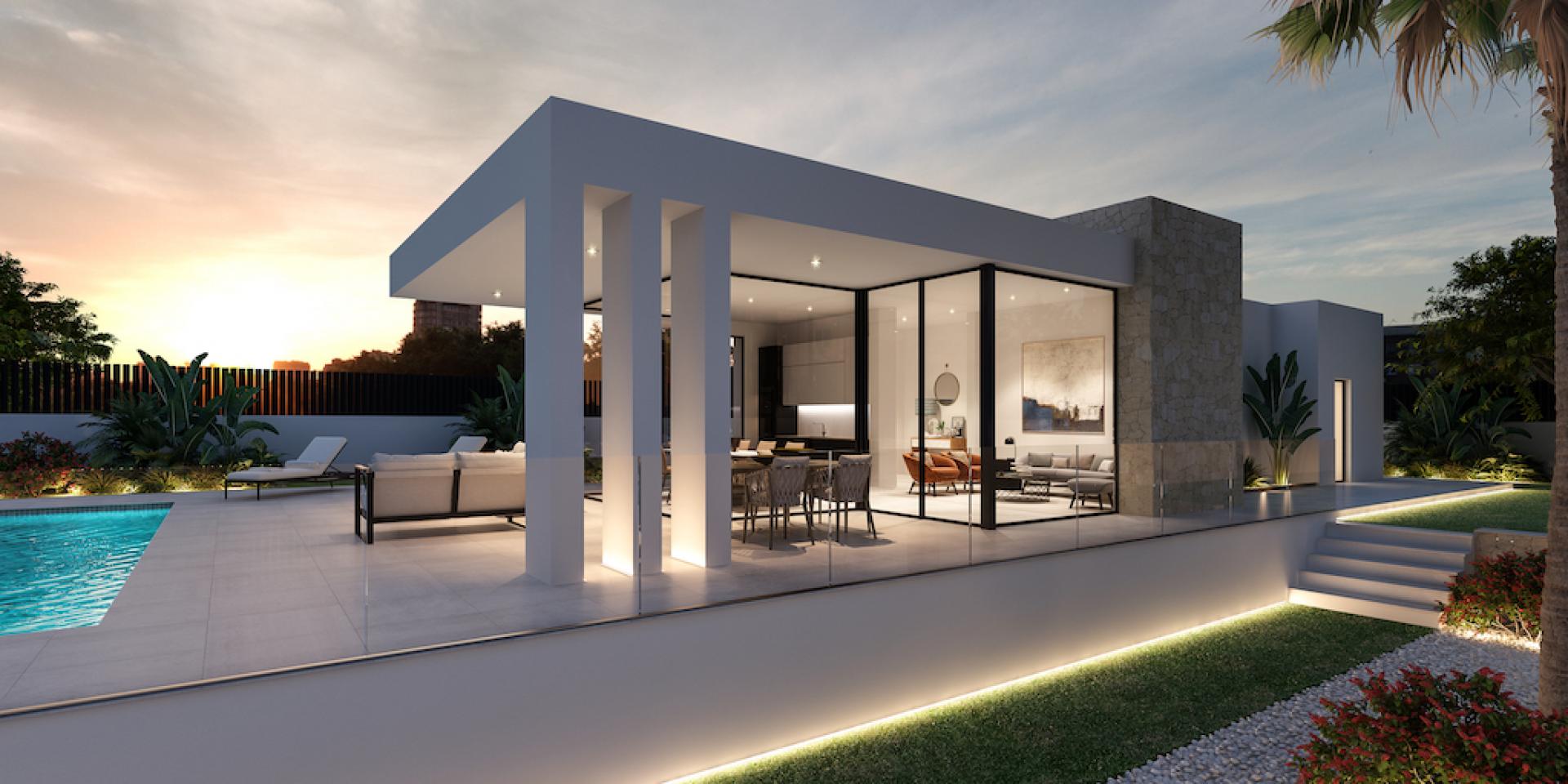 3 bedroom Villa in Denia - New build in Medvilla Spanje