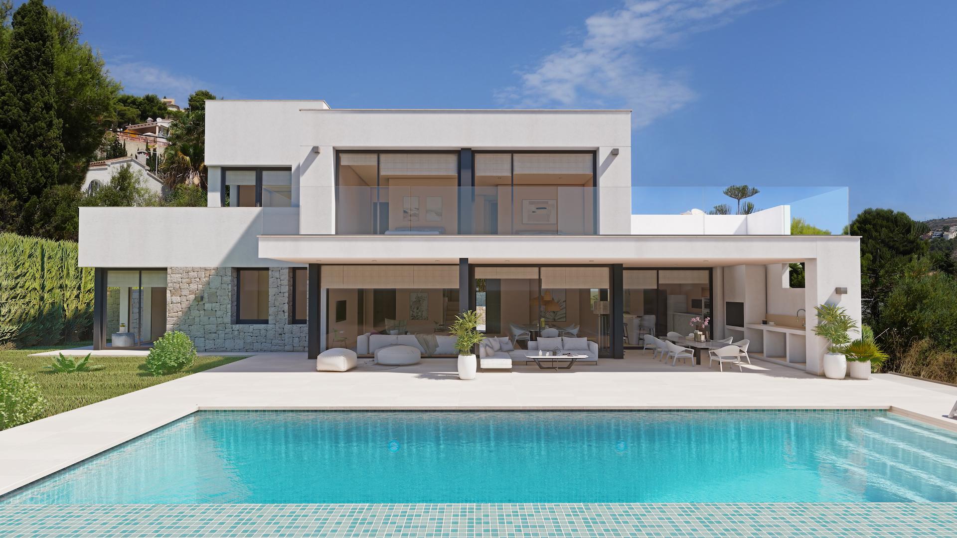 4 bedroom Villa in Moraira - New build in Medvilla Spanje