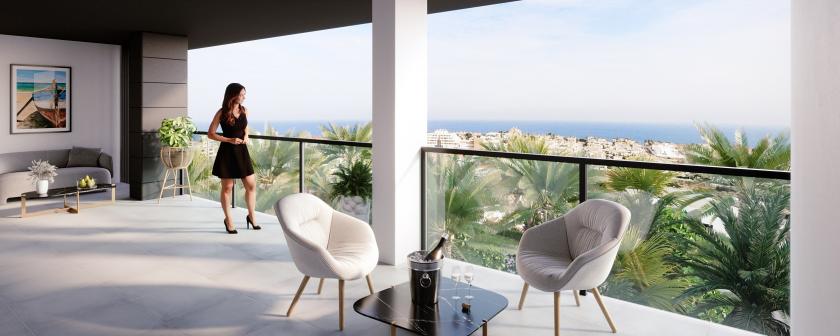 3 bedroom Apartments - solarium in La Mata in Medvilla Spanje