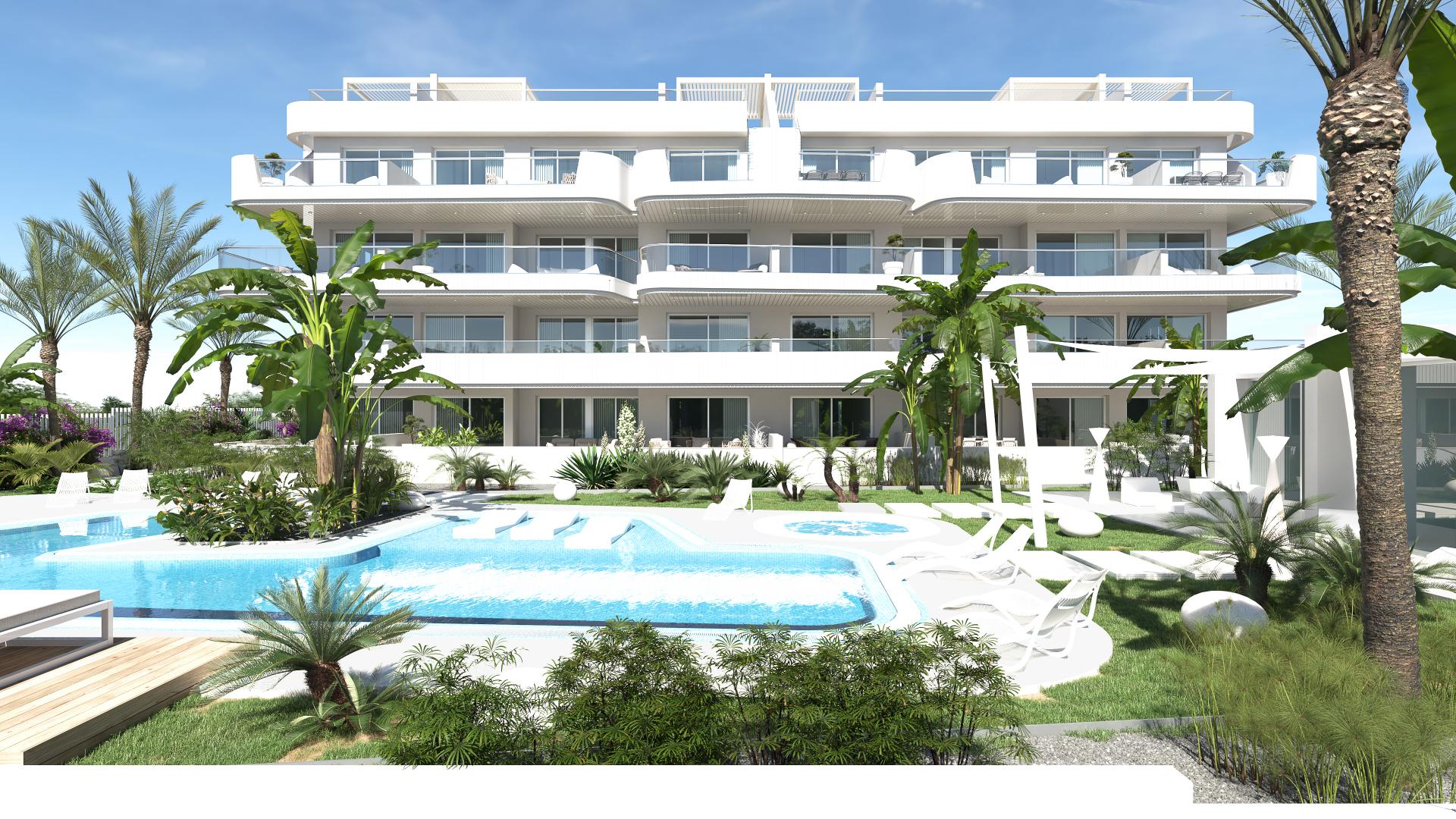 2 bedroom Apartment with terrace in Lomas De Cabo Roig - New build in Medvilla Spanje