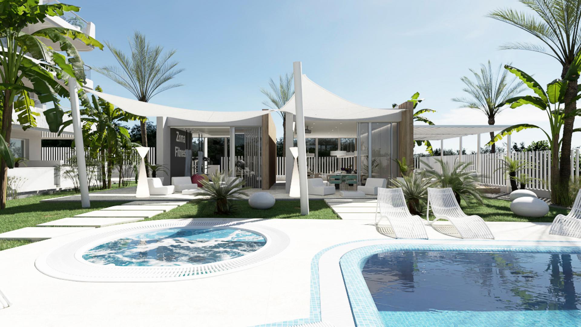 2 bedroom Apartments - solarium in Lomas De Cabo Roig - New build in Medvilla Spanje