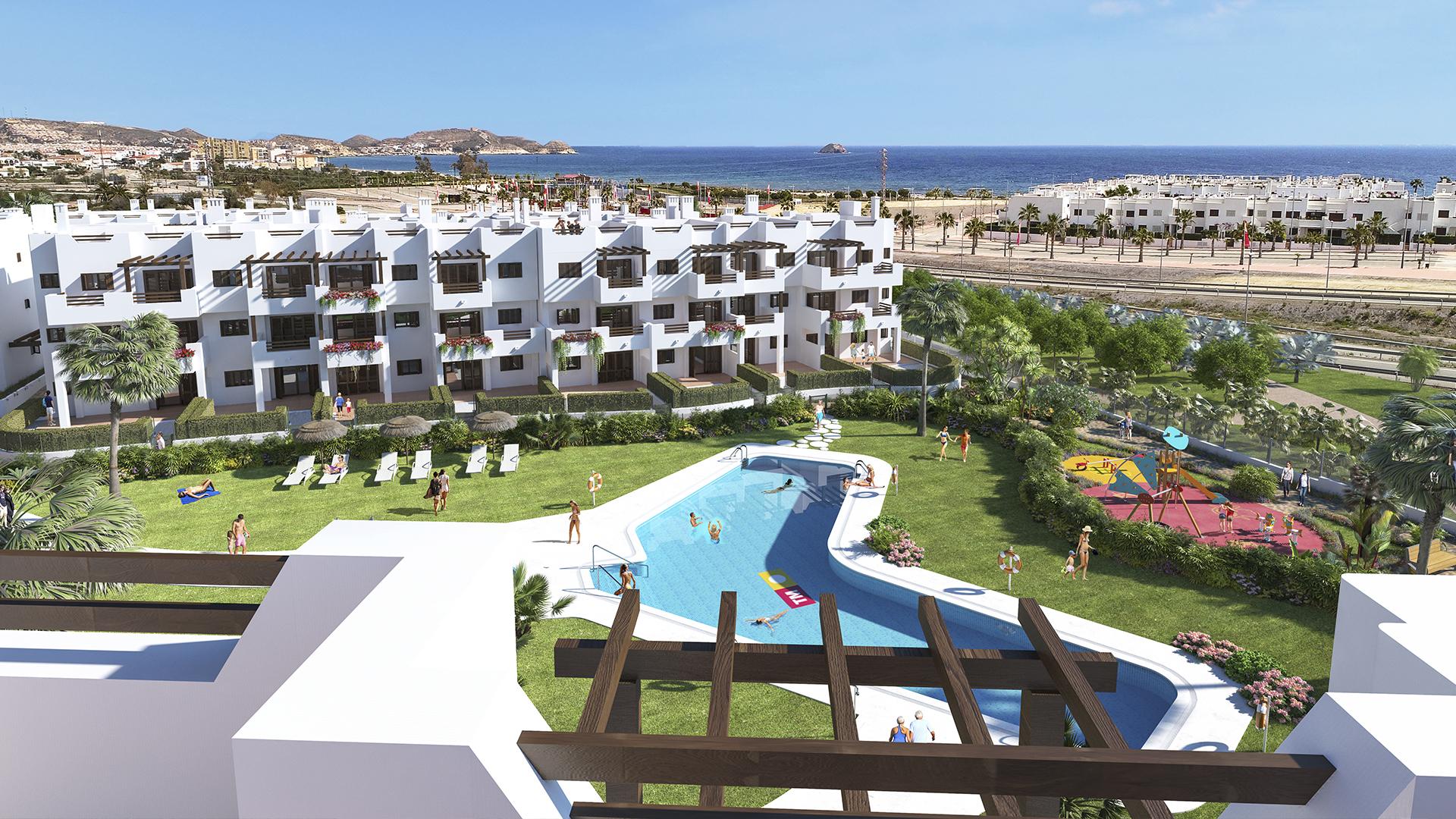 1 bedroom Apartment with garden in Mar de Pulpi - New build in Medvilla Spanje