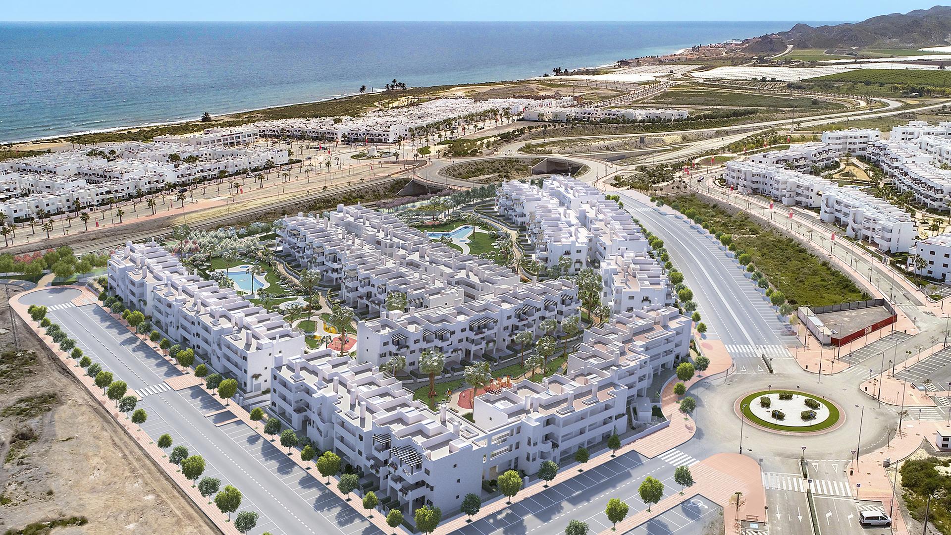 3 bedroom Apartments - solarium in Mar de Pulpi - New build in Medvilla Spanje