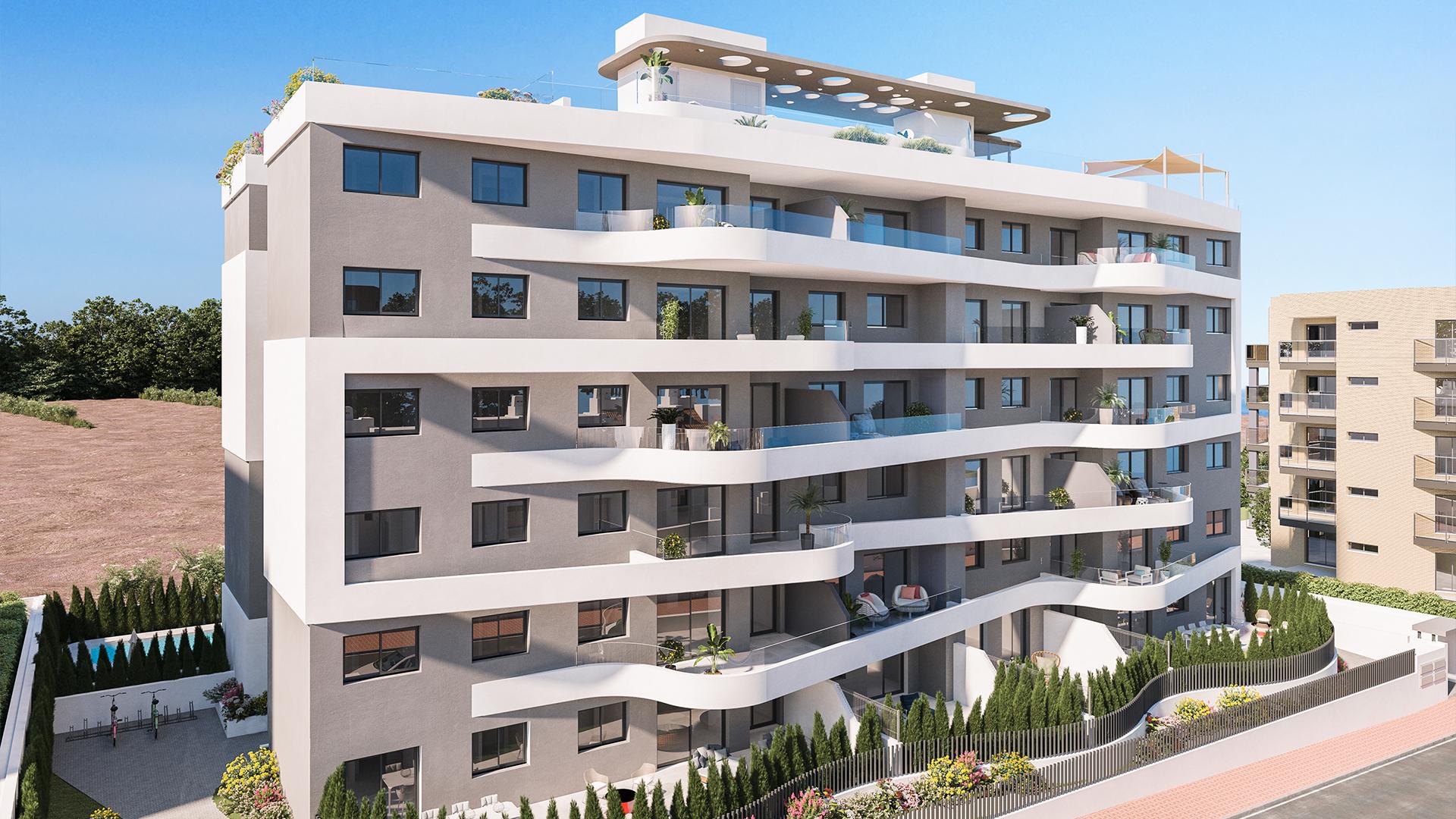 2 bedroom Apartment with garden in Punta Prima - Orihuela Costa - New build in Medvilla Spanje