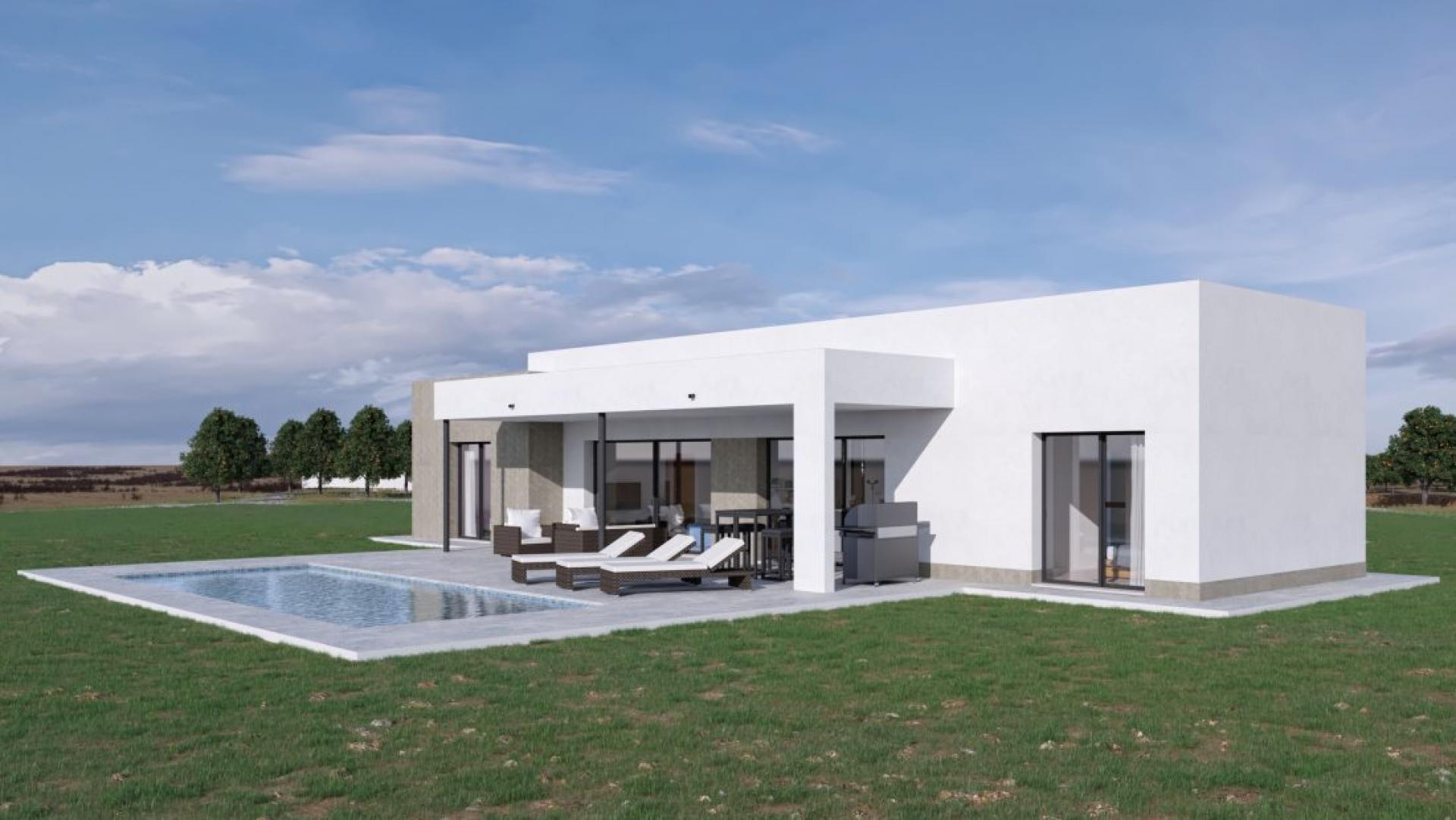 Off-plan Hondon Villa for sale in Hondon de las Nieves in Medvilla Spanje