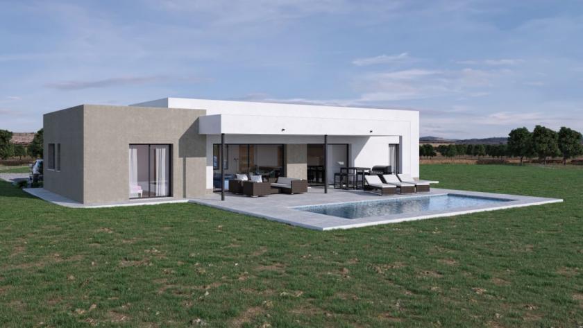 Off-plan Hondon Villa for sale in Hondon de las Nieves in Medvilla Spanje
