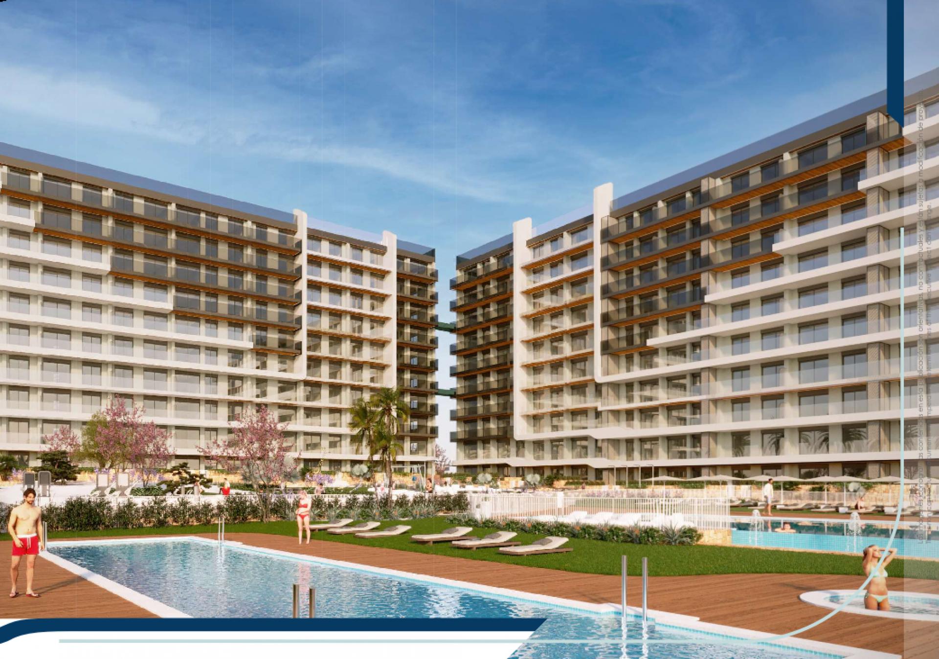 2 bedroom Apartments - solarium in Punta Prima - Orihuela Costa - New build in Medvilla Spanje