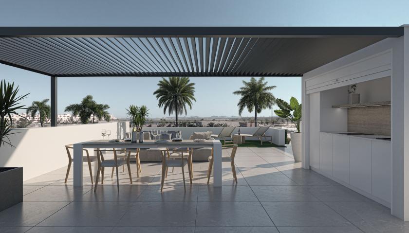 2 bedroom Apartments - solarium in Condado de Alhama in Medvilla Spanje