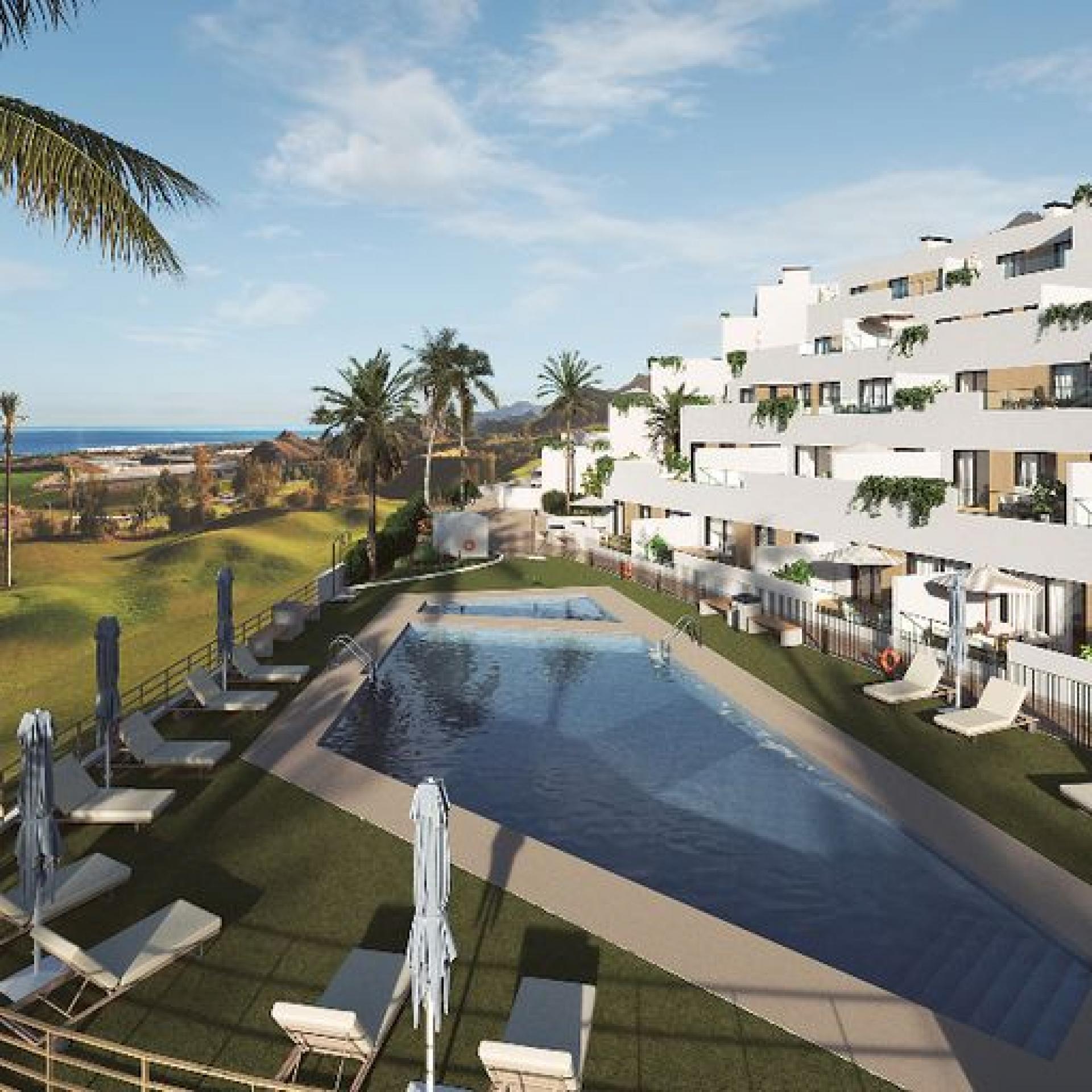 3 bedroom Apartment with terrace in San Juan de los Terreros - New build in Medvilla Spanje