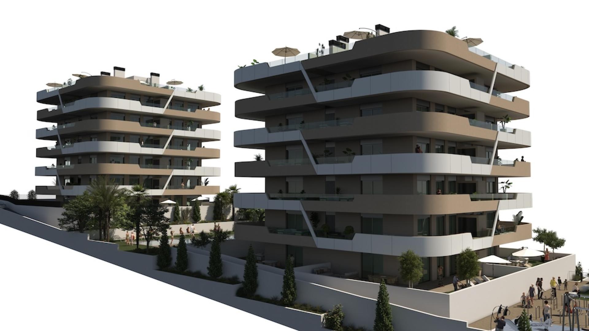 2 bedroom Apartment with garden in Los Arenales del Sol - New build in Medvilla Spanje