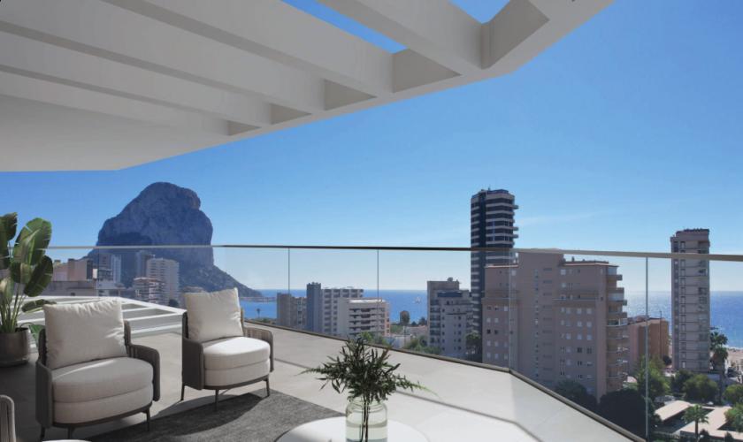 2 bedroom Apartment with terrace in Calpe in Medvilla Spanje