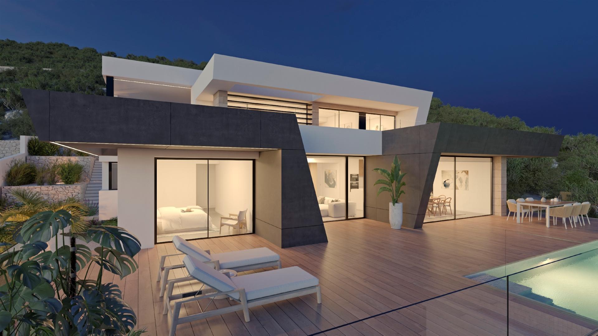 3 bedroom Villa in Benitachell - Cumbre del Sol - New build in Medvilla Spanje