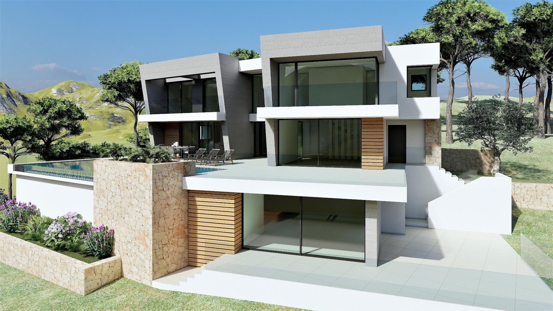 3 bedroom Villa in Benitachell - Cumbre del Sol - New build in Medvilla Spanje