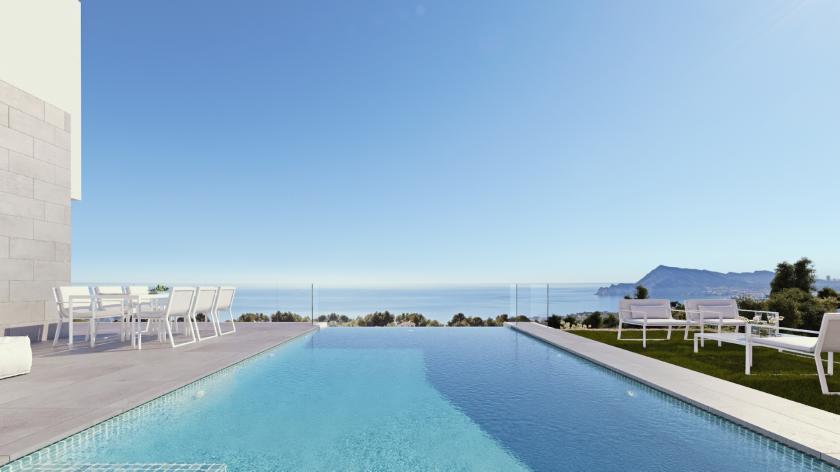 Top villa in Exclusive Area of the Mondaine Seaside Resort of Altea in Medvilla Spanje