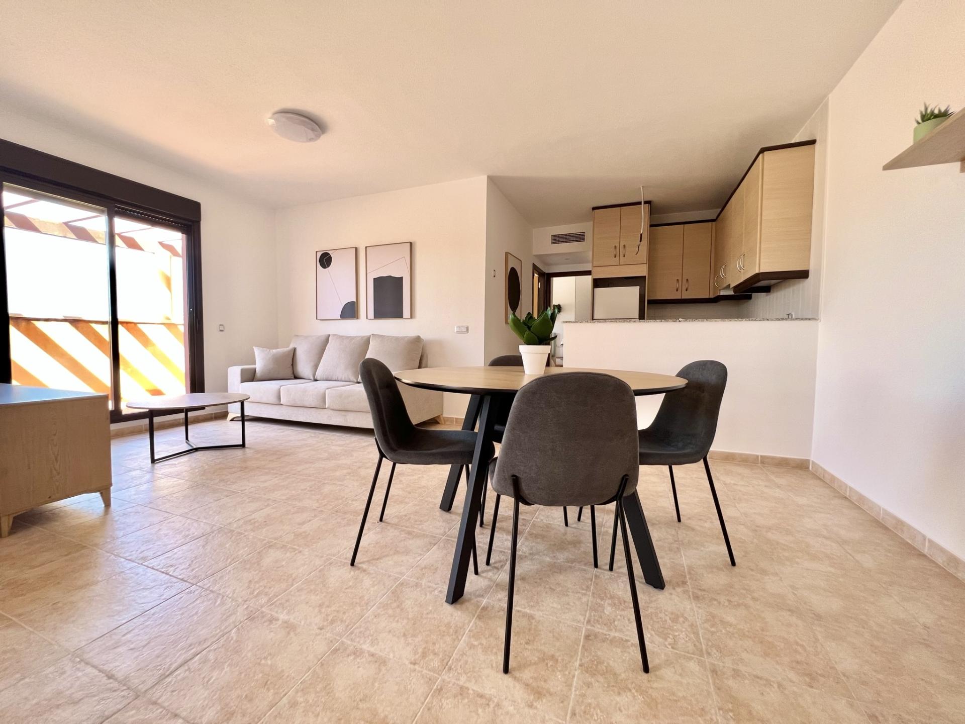 2 bedroom Apartments - solarium in Aguilas - New build in Medvilla Spanje